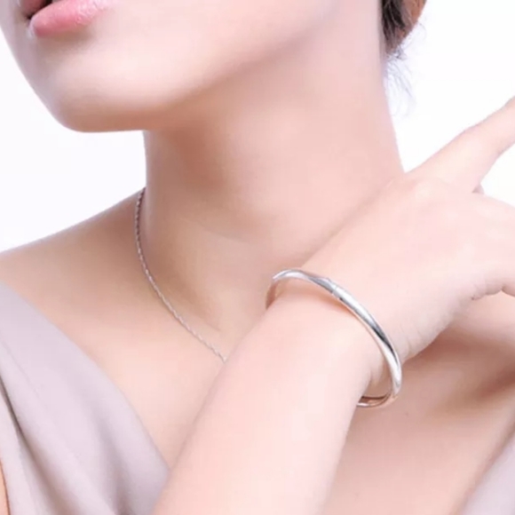 NEW Hinged Bangle Bracelet ☆ 925 Sterling Silver - Picture 10 of 16
